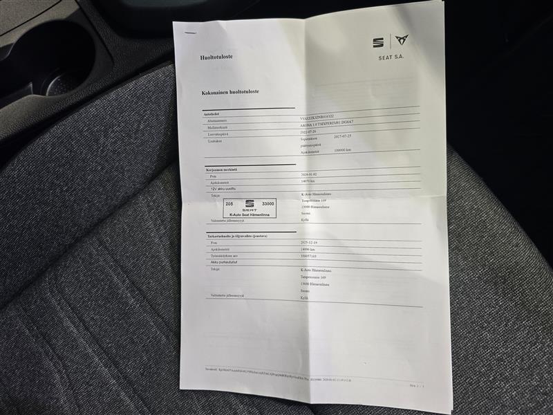 Seat ARONA 1.0 ECOTSI 110 XPERIENCE DSG TAKUU 24KK/40TKM
