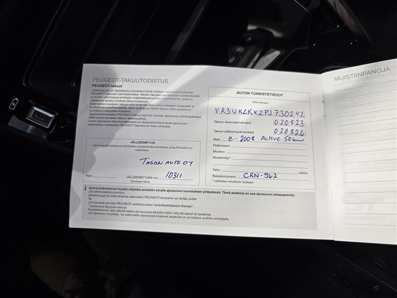 Peugeot E-2008 ACTIVE PACK 50 KWH 136 AUTOMAATTI