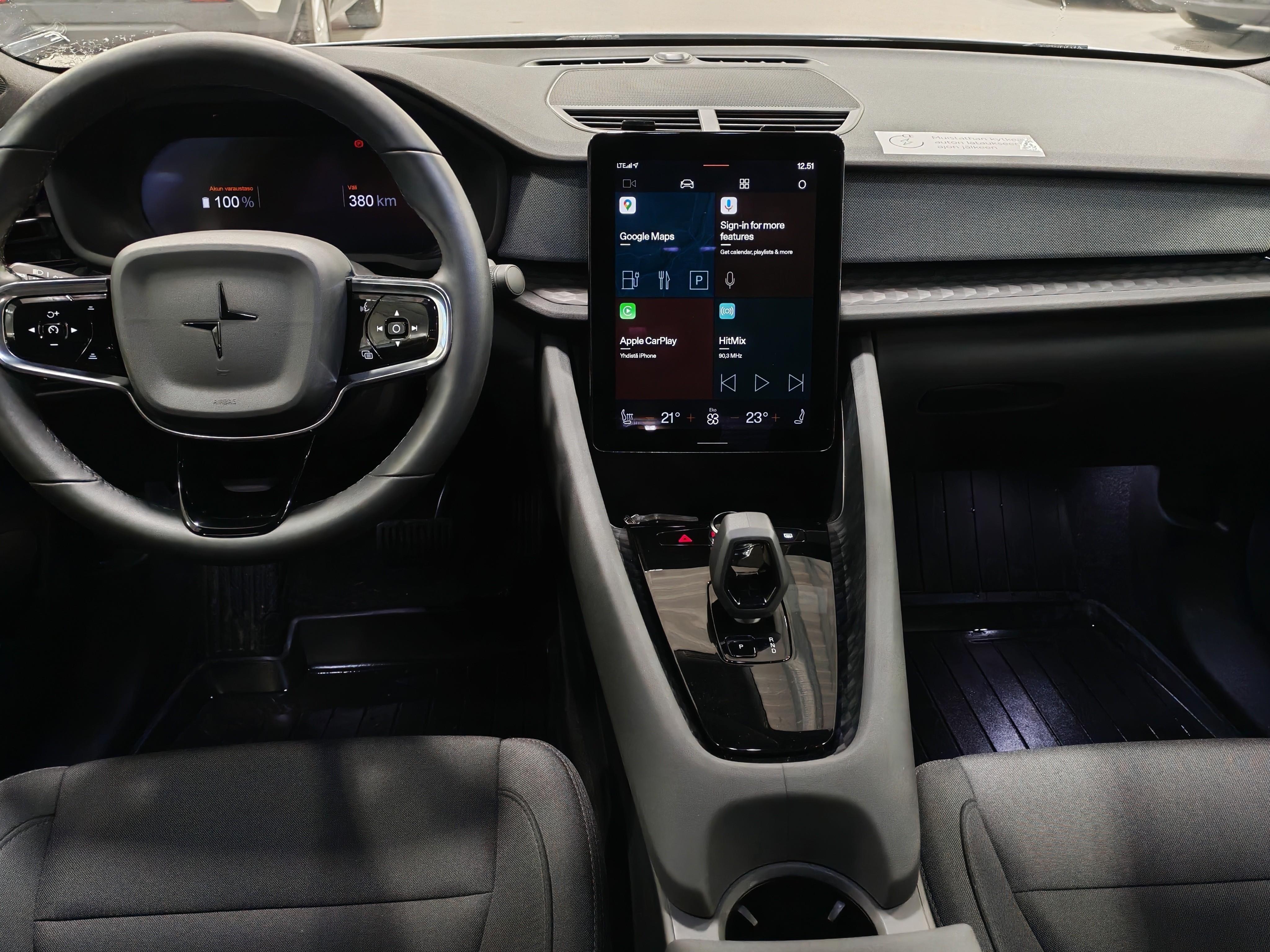 Polestar 2 STANDARD RANGE SINGLE MOTOR 170KW 69KWH.