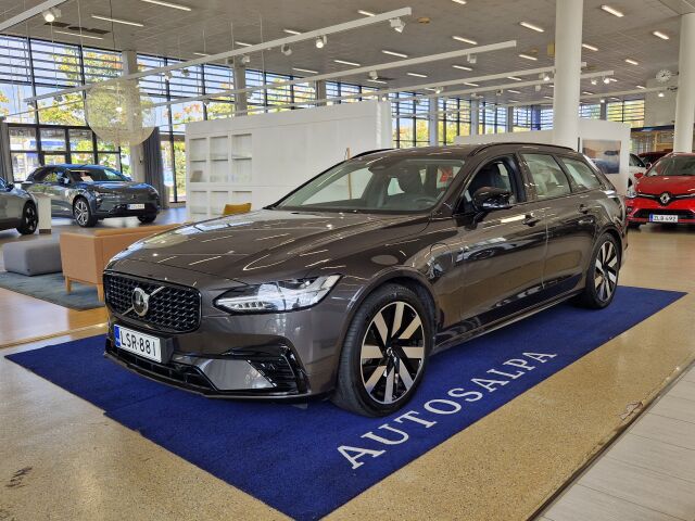 volvo V90 T6 AWD LONG RANGE PLUS DARK TAKUU 24KK/40TKM