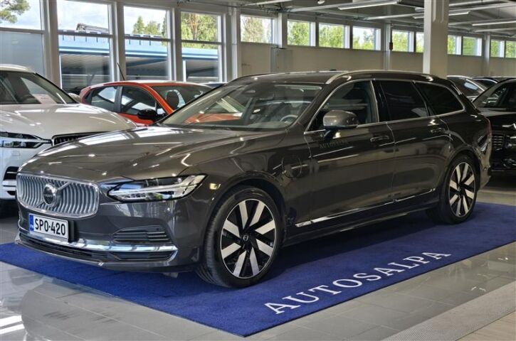 volvo V90 T6 AWD LONG RANGE PLUS BRIGHT TAKUU 24KK/40TKM.