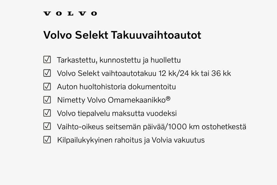 Volvo V90 T6 AWD LONG RANGE PLUS DARK SELEKT TAKUU 24KK.